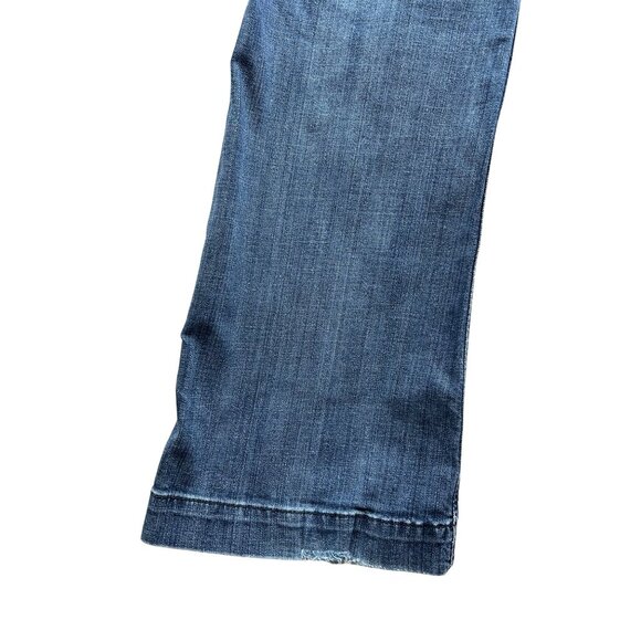 ARIAT Womens Y2K Cowgirl Cool Trouser Jeans Mid-Rise Wide Leg Soft Grunge Sz 29R - Picture 8 of 10